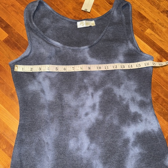 RD Style for Anthropologie Navy Tie-Dye Midi Dress - Picture 8 of 9